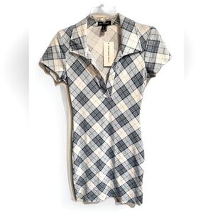 Streetwear Society Plaid Dress Size Medium